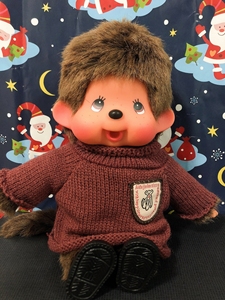 中号25厘米国产蒙奇奇萌趣趣,可站可坐,吃奶嘴基本全新,优惠