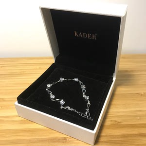 kader 卡蒂罗纯银施华洛世奇锆气质简约手链女