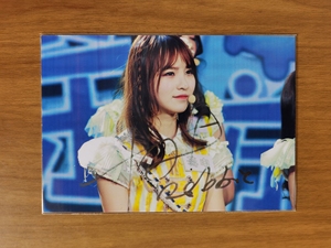 sing女团 蒋申签名照