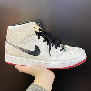 aj1白丝绸鞋盒图片