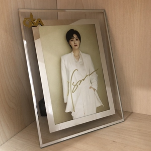 【保真】 蒋欣签名照蒋欣周边亲签送礼物