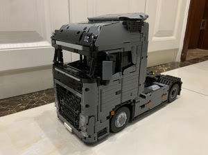 兼容乐高volvo沃尔沃fh16积木卡车,车头自己画的,屁股