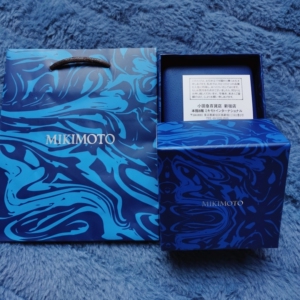 mikimoto御木本包装首饰盒 日本买项链时配套的包装 图