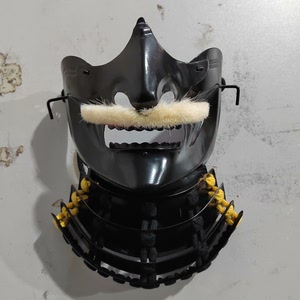全新精美日本武士盔甲甲胄面具