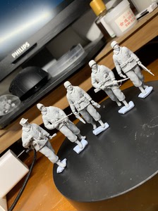 德国士兵兵人微缩手办模型3d打印35比例