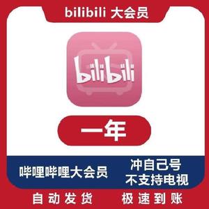 哔哩哔哩大会员一年 B站会员年卡 bilibili 年卡会员