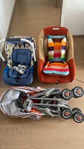 打包出婴儿提篮（新生儿-1岁）、安全座椅和Combi品牌的婴
