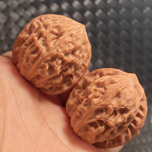 野生小众白蛇谷狮子头文玩核桃小手捻