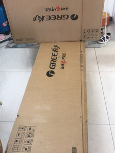 格力3p云逸2空调包装纸箱带泡沫 柜机加外机包装
