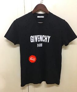 m号法国纪梵希givenchyt恤男装短袖上衣破洞t恤