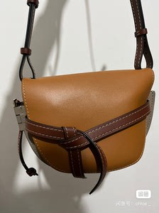 马鞍包斜挎 gate bag 复古全真皮单肩包包 罗意威同款