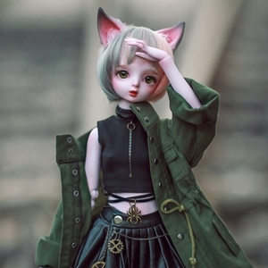 (暂挂)bjd4分 dz山雀 19年那批的,粉普肌,自然黄化