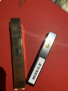 转让ysl俄罗斯代购全新圣罗兰口红ysl107小银条107薄