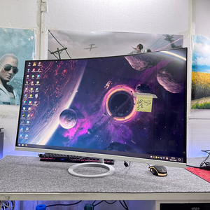 河南液晶批发基地淘宝泰坦军团长城40寸曲面显示器无边框高清e4066