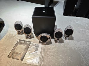 KEF HTS2001同轴卫星音箱，kef低音炮psw200