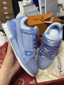 顶级版本Lv trainer 马克龙色系 淡紫色 原厂模具