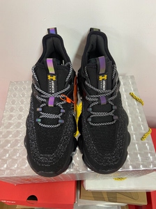 39码40码41码国产安德玛领跑男鞋秋季飞织透气休闲慢跑鞋黑_阿里巴巴