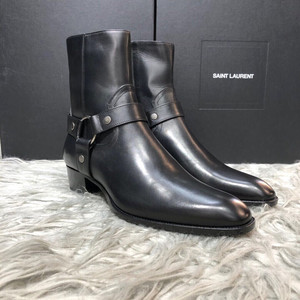 slp 圣罗兰 男 环扣 切尔西 靴