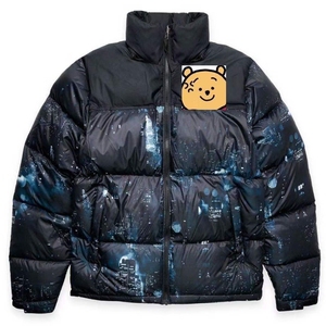 北面 黑脸extra butter联名纽约夜景高档夜行者羽绒