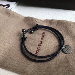 bv小羊皮手工编织手绳 情侣款个性手链尺寸可以自由调节 配送