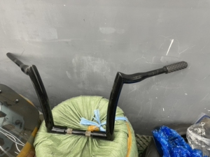 哈雷正厂14寸羊角把,带直插加长线,离合器加长线,刹车加长线