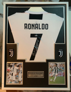 c罗签名球衣尤文图斯生日礼物收藏佳品非梅西乔丹詹姆斯正版尤文