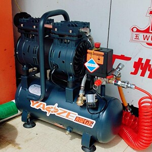 气泵空压机小型220v家用便携式无油木工喷漆高压充气泵全铜压