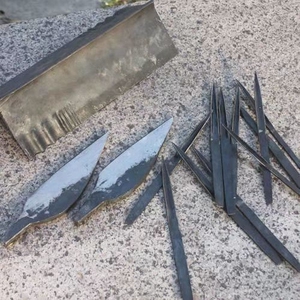 打蔑刀破竹刀破篾刀老式竹匠户外竹刀弯刀篾匠农用手工工具2人付款