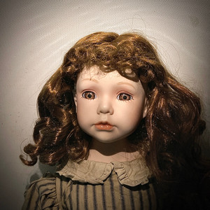 美国艺术家古董陶瓷娃娃正版回购 古董陶瓷娃娃55厘米收藏品复