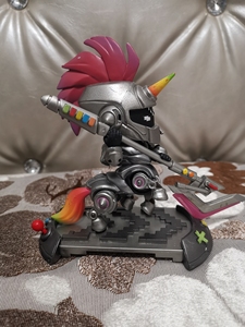 英雄联盟lol人马赫卡里姆彩虹马游戏手办模型,pvc材质,非