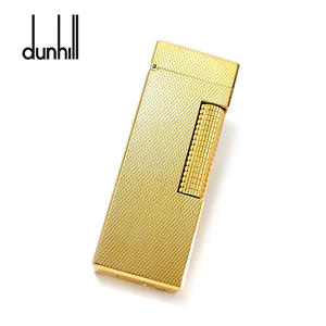 正品登喜路打火机dunhill镀金小麦穗古董烟具二手打火机礼物英国