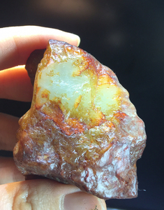 河磨玉黄白原石包邮