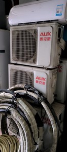 奥克斯17年1匹的挂式冷暖空调1台，3匹冷暖柜式空调2台，挂