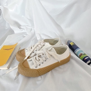 snrd韩国饼干鞋帆布鞋 ,贝贝与猫家购入,生胶底 ,想垫加