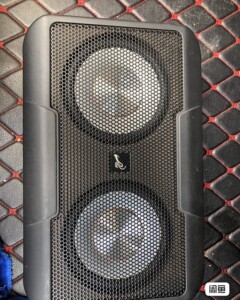 二手拆车惠威v6车载超薄低音炮有源超薄低音炮,漫步者车载超薄