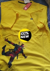 安踏漫威联名t恤死侍,m码170,全新有吊牌,没穿过,不喜欢