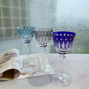 爱马仕 hermes 旗下圣路易 水晶 红酒杯3色可选