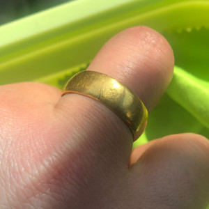 黄金10.6克戒指,品牌周六福