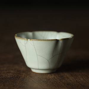 吴小宝手工杯龙泉青瓷陶瓷品茗杯冰裂纹开片主人杯单杯高档礼盒17
