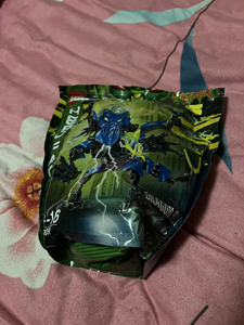 乐高英雄工厂44009雷电龙,缺少四个零件,自行官网或淘宝补