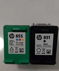 hp 惠普851黑色855彩色墨盒 oj100 oj150