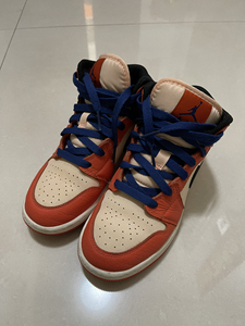 aj1 小白扣碎 橙色  36  得物购买有购买记录 几乎全