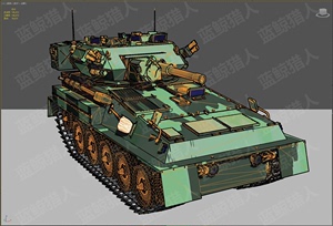 英国蝎式轻型侦查坦克 FV101 步战车 模型 图纸