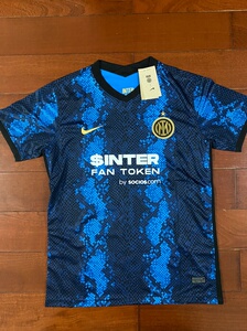 国米球衣21-22赛季主场足球服短袖球衣.球迷版,全新带吊牌