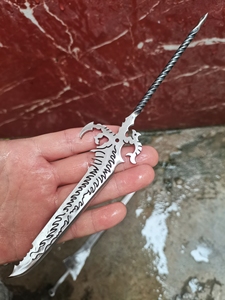 神兵玄奇,虎魄刀2代,未开刃!灵凌七原创设计微兵模型未开