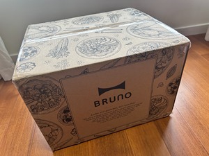 bruno电烤箱，公司年礼。全新未拆箱，海盐蓝，18L，配件