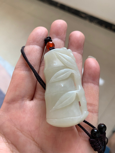 子冈玉坊吊坠项链