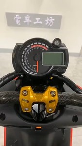 摩托车改装小猴子配件LCE显示屏6档液晶彩色仪表里程表电摩通