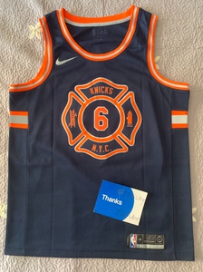 nike 纽约尼克斯 波尔津吉斯 城市 nba 球衣