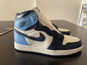 正品乔丹1 aj1黑曜石高帮篮球鞋耐克板鞋nike运动鞋男女